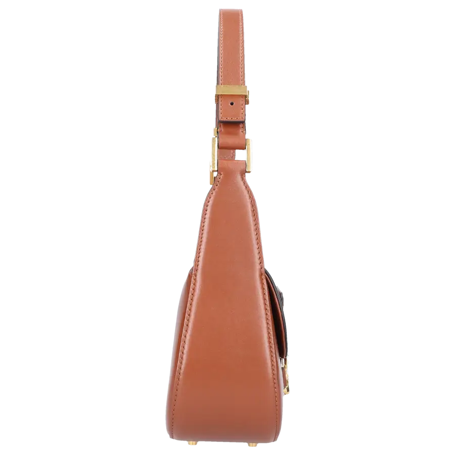 Valentino Garavani - Handtasche VLOGO CHAIN Kalbsleder - braun