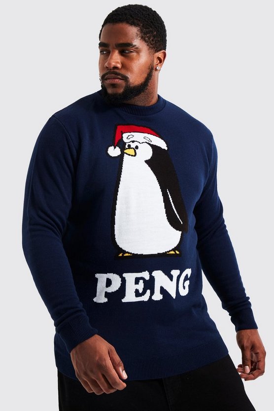 Plus Peng Novelty Weihnachtspullover