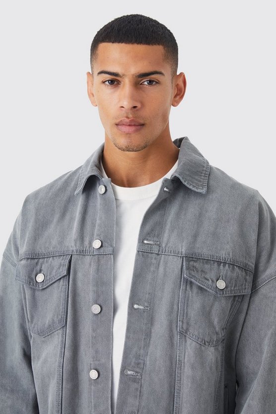 Oversize Jeansjacke