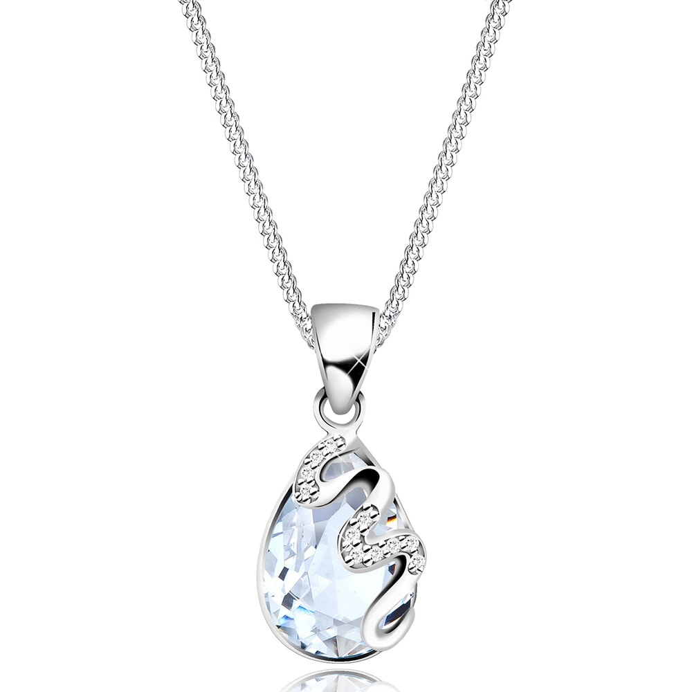Elli Elli Collier Tropfen Zirkonia Kristalle 925 Silber collier