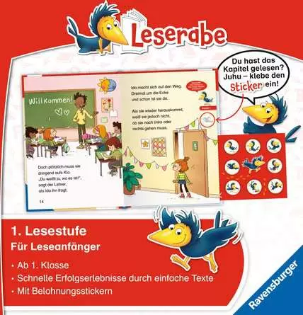 Leserabe - 1. Lesestufe: Idas zauberhafter erster Schultag
