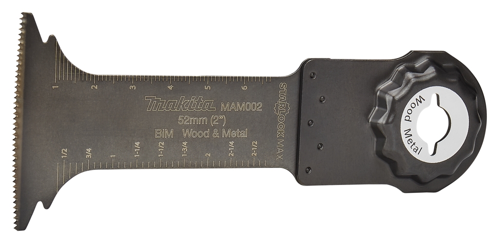 Makita Tilbehør B-66416 MAM002 Dykksagblad 52x70mm tre og stål Starlock Max multiverktøyblad