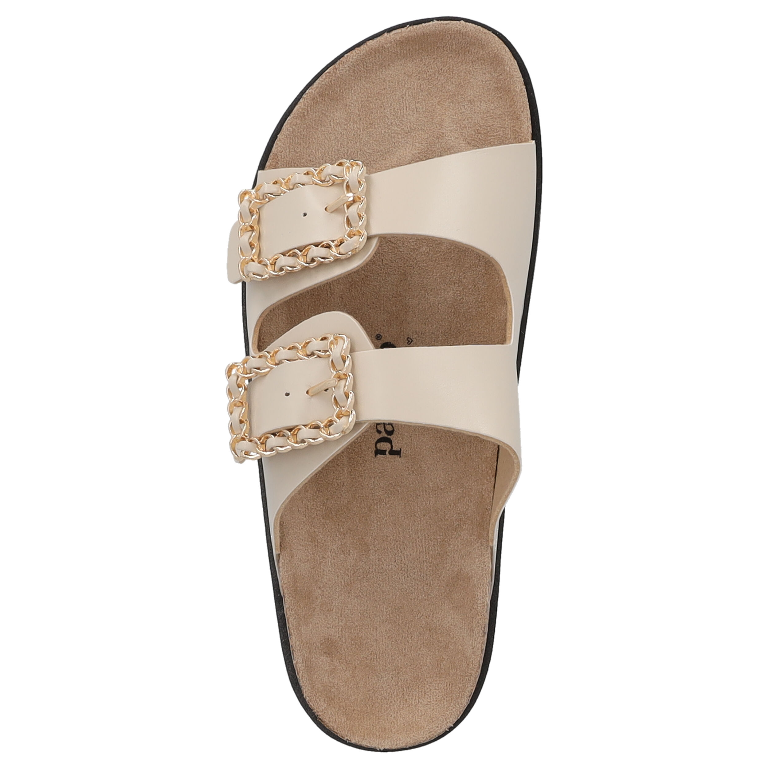 Palado Igies by Sila Sahin, Plateau-Pantoletten, Damen, Beige