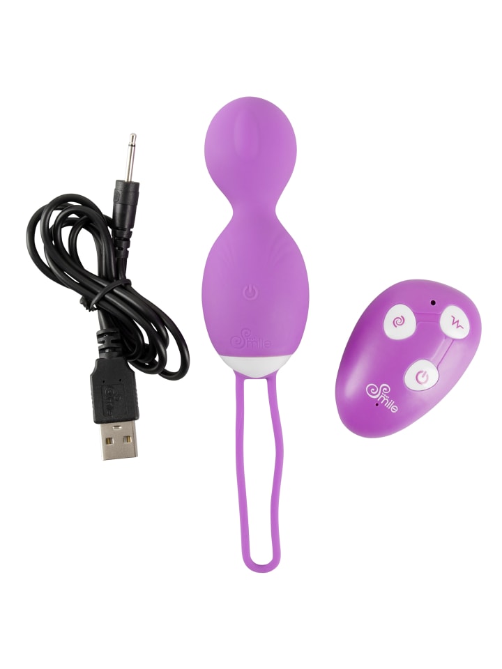 Sweet Smile Vibrokugeln RC Rotating Love Ball in lila günstig kaufen 16 cm