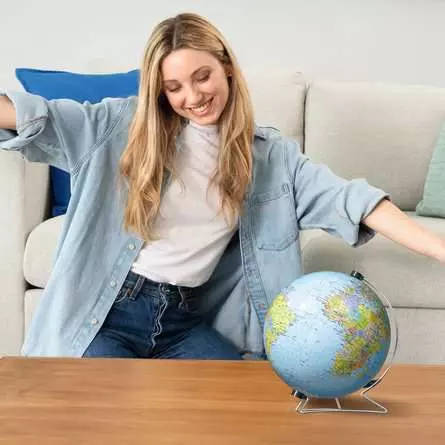 3D Puzzle Ball Globus in deutscher Sprache