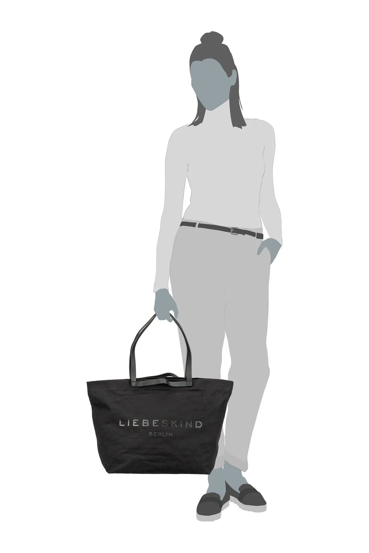 Liebeskind Berlin  Strandtasche - Schwarz - Unifarben