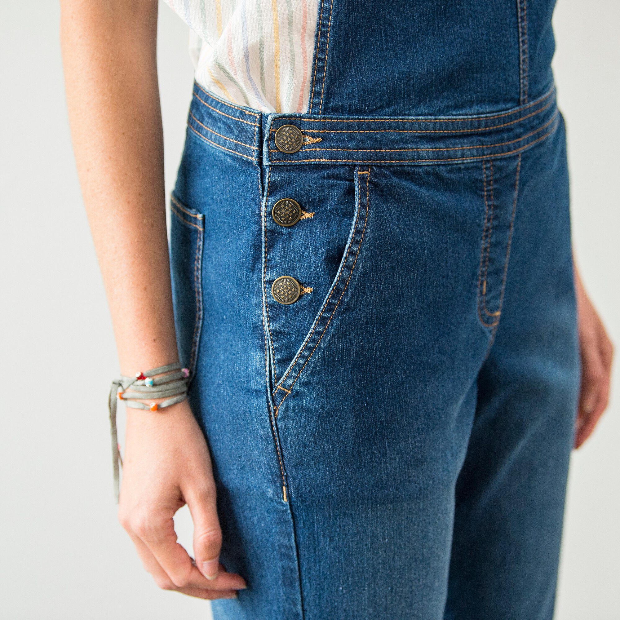 Salopette en jean stone