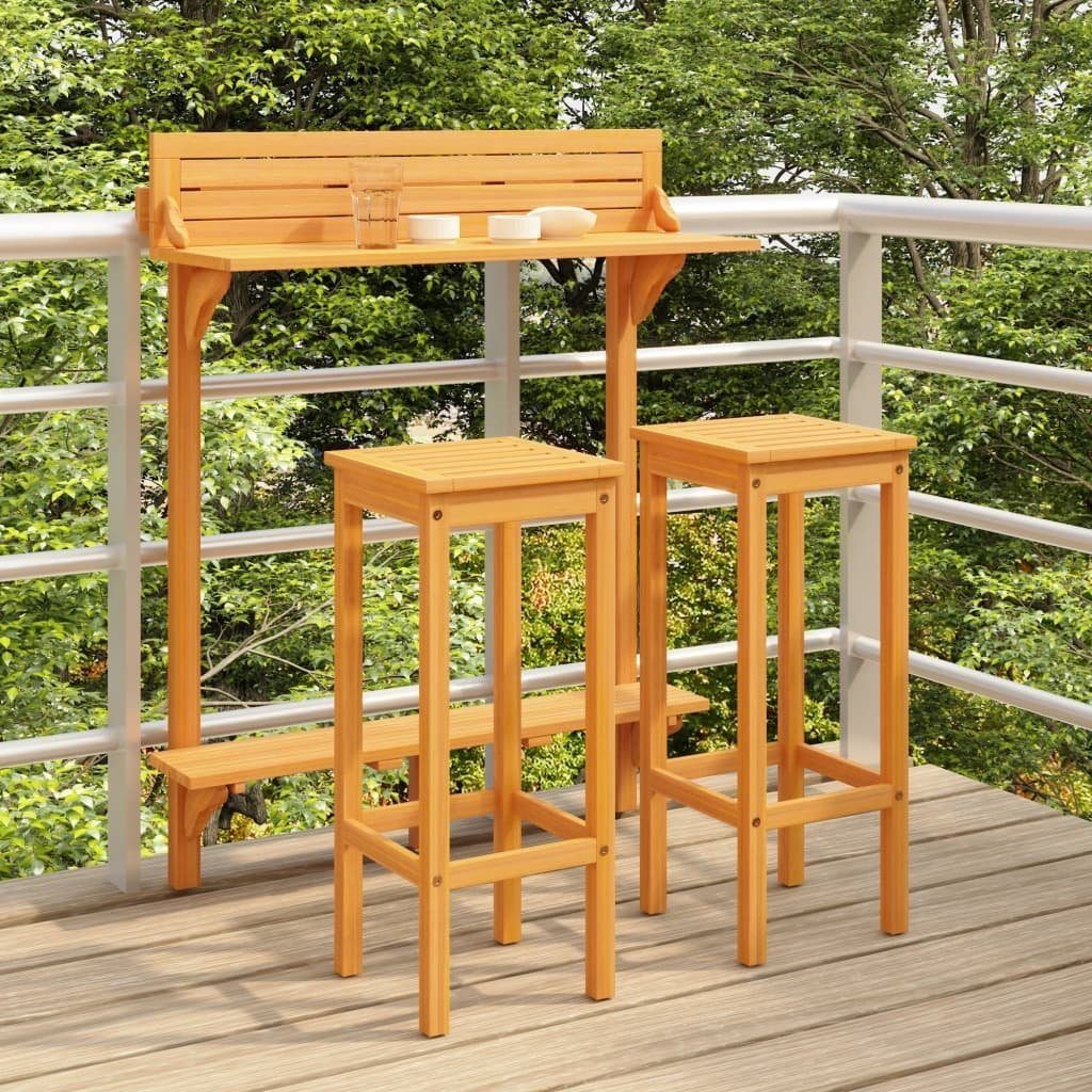 möbelando Gartenbar-Set 3015844, aus Akazie in geölt.