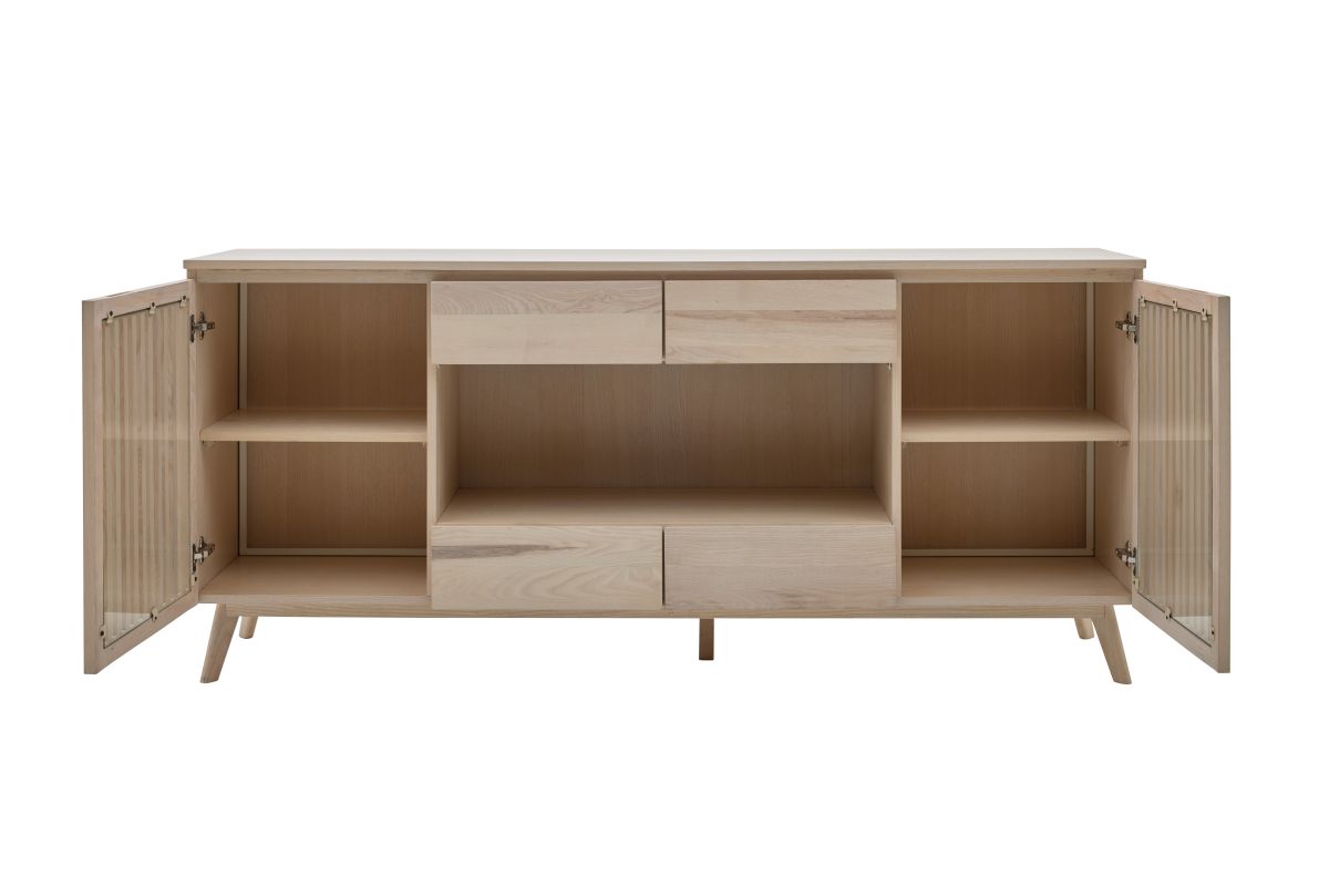 Roomio Sideboard No. 2000 Esche 180 x 80 cm