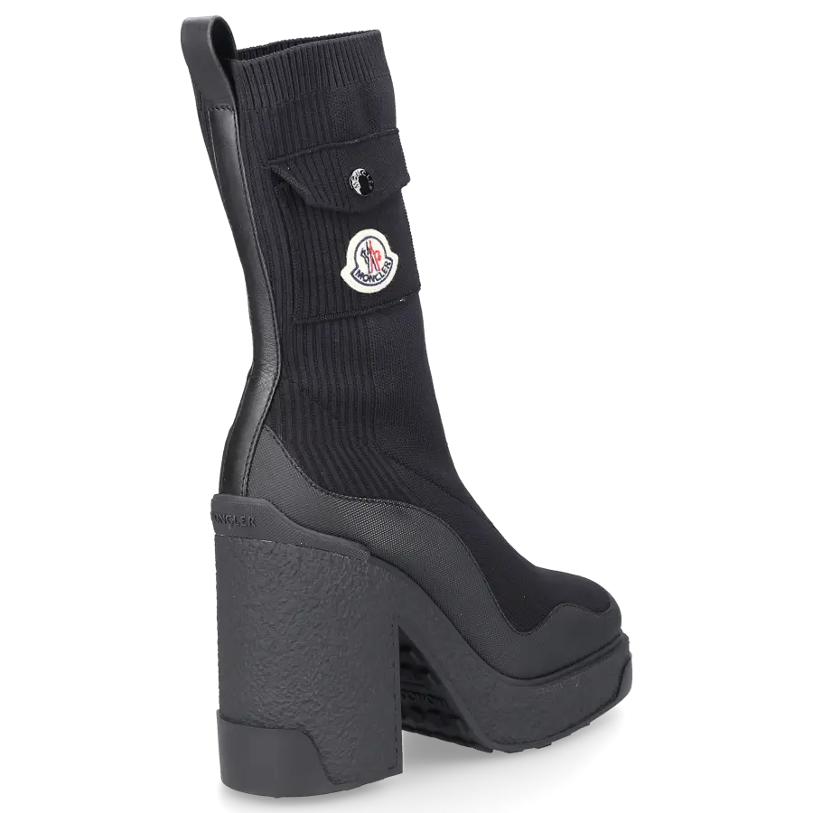 Moncler - Stiefeletten SPLORA POCKET Stretch - schwarz