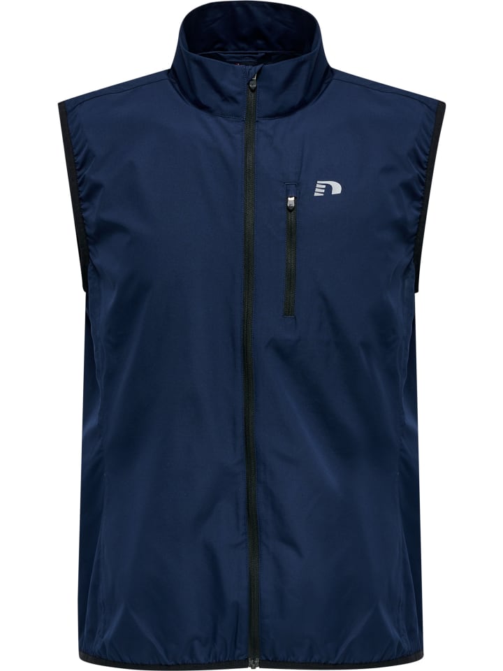 Newline Newline Reißverschluss Vest Reflektierend Logo Men's Core Herren in BLACK IRIS günstig kaufen