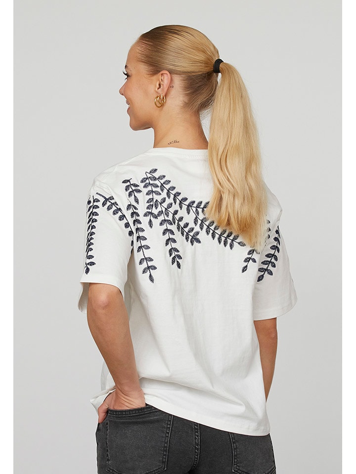 SisterS point Shirt in Weiß/ Dunkelblau günstig kaufen