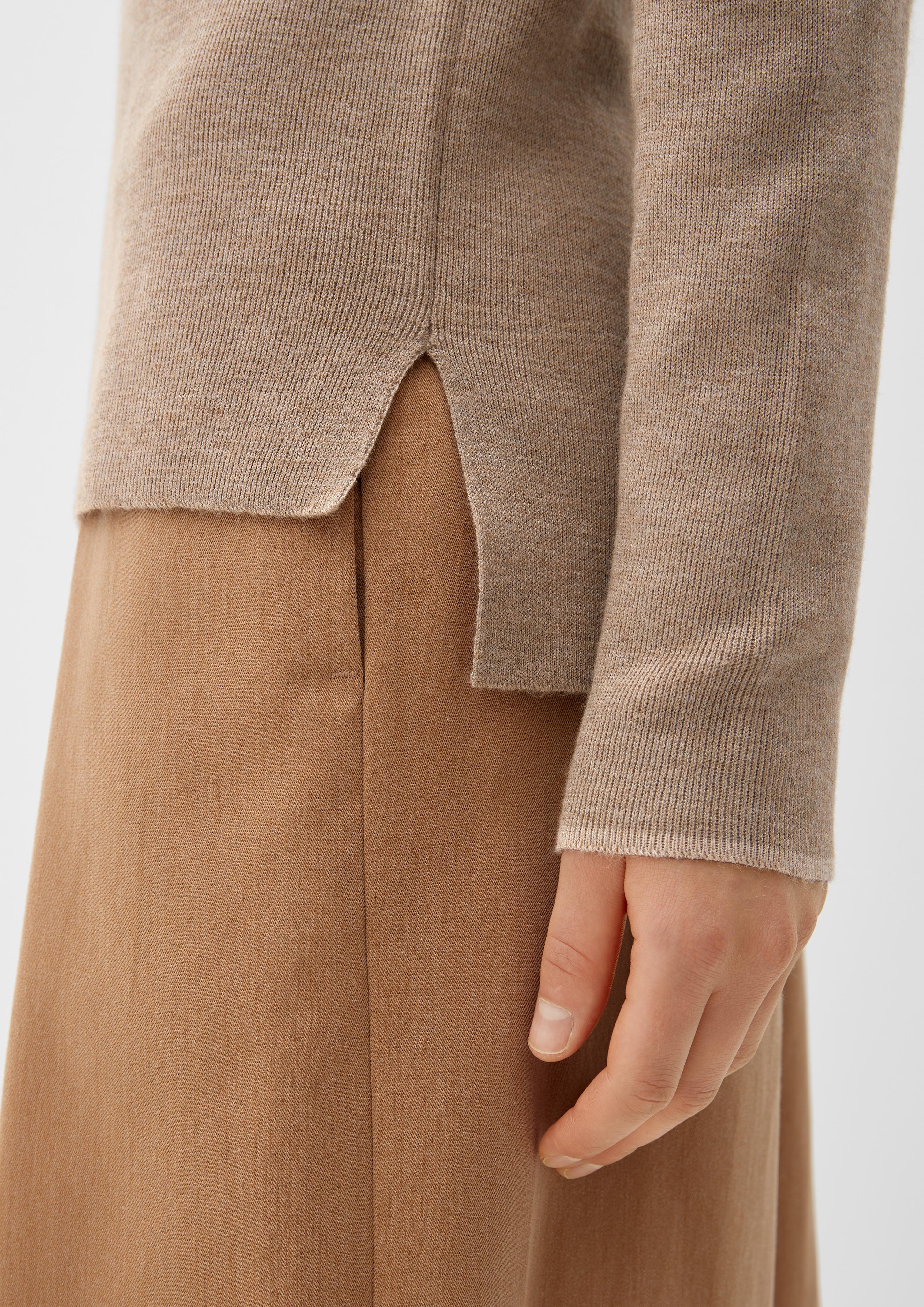 Feinstrickpullover aus Viskosestretch  2121145-82W9