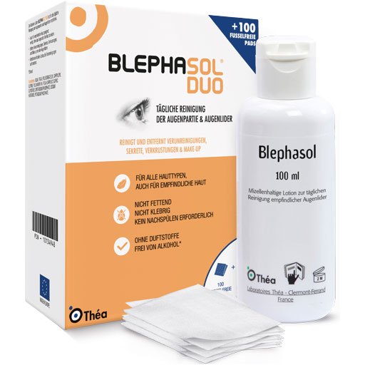 BLEPHASOL Duo 100 ml Lotion 100 Reinigungspads  1 P  Kombipackung