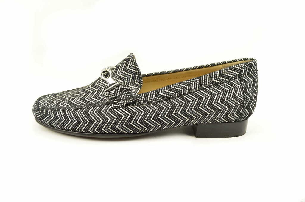SIOUX Klassische Slipper schwarz