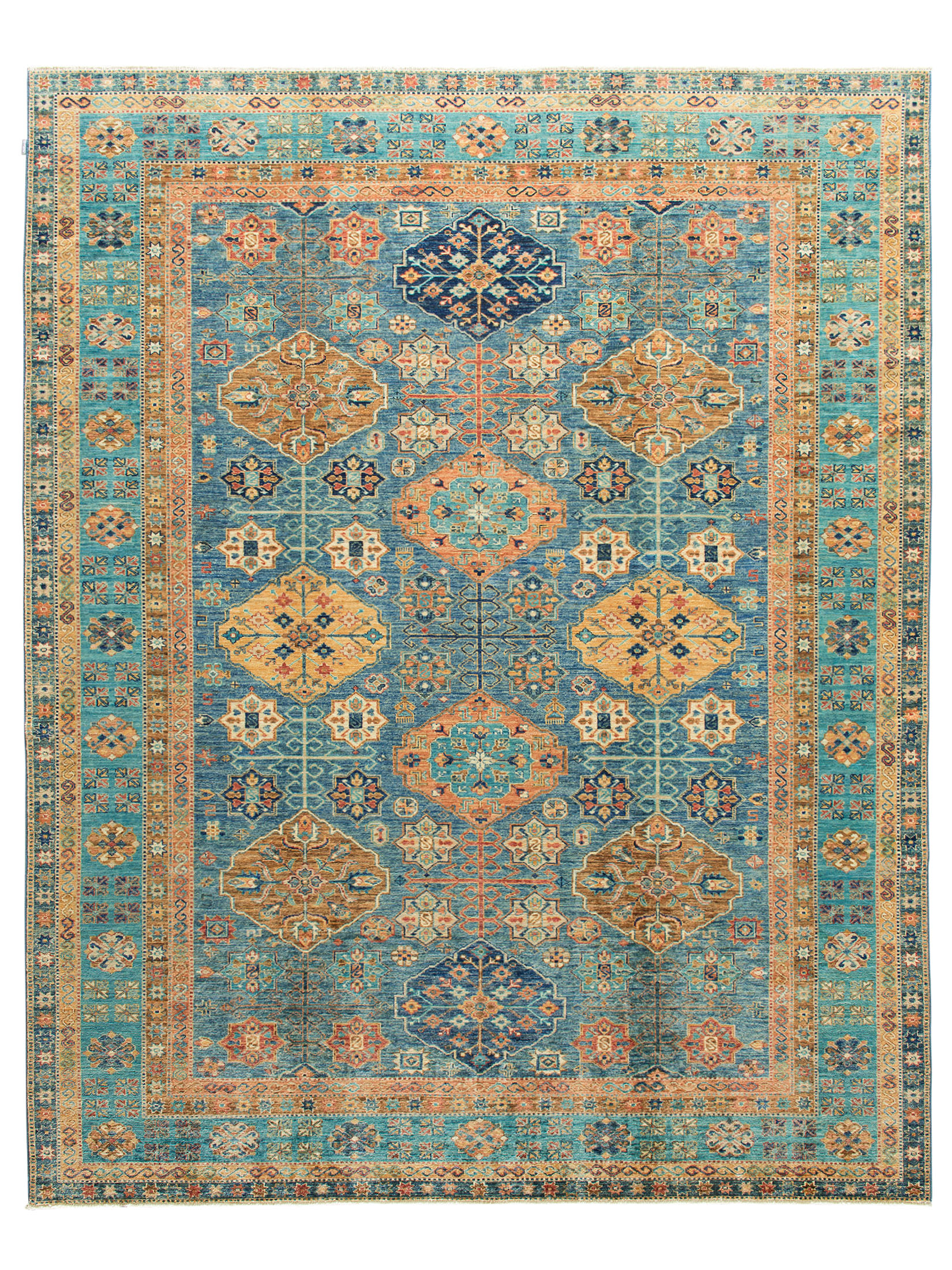Kazak Ghazni ca. 240 x 303 cm, Unikat / Einzelstück