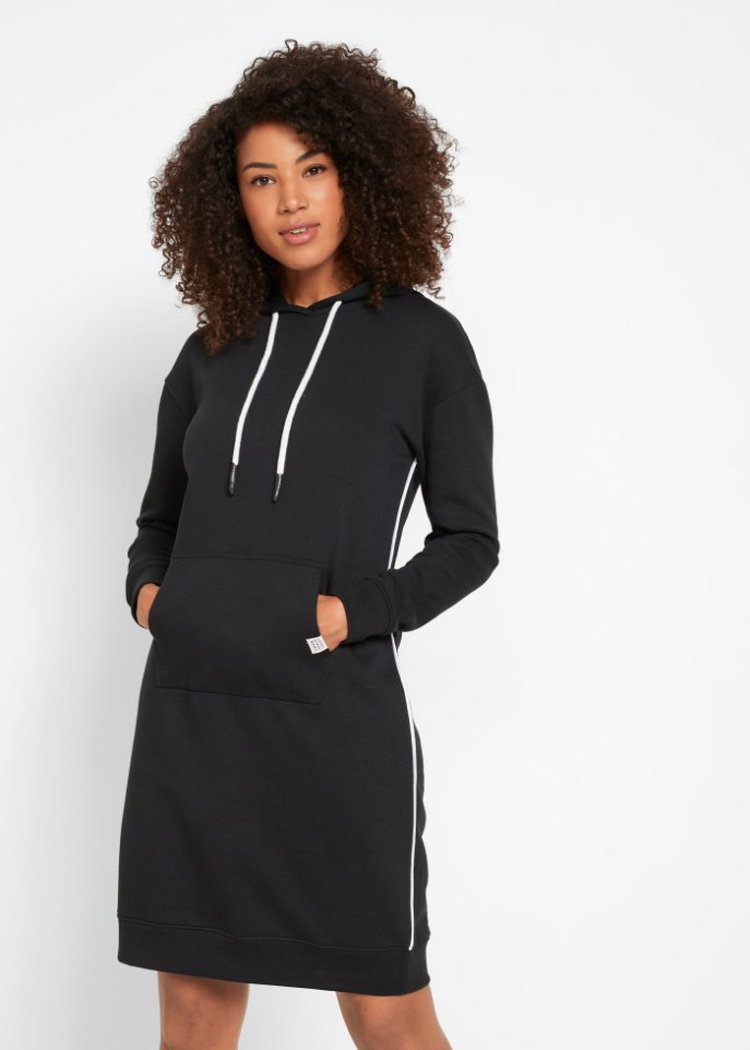 Sweatkleid mit Kapuze