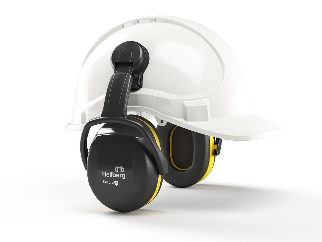 Casco di protezione acustica Hellberg 42002-001 SECURE 2C, SNR 29 dB, Livello 2