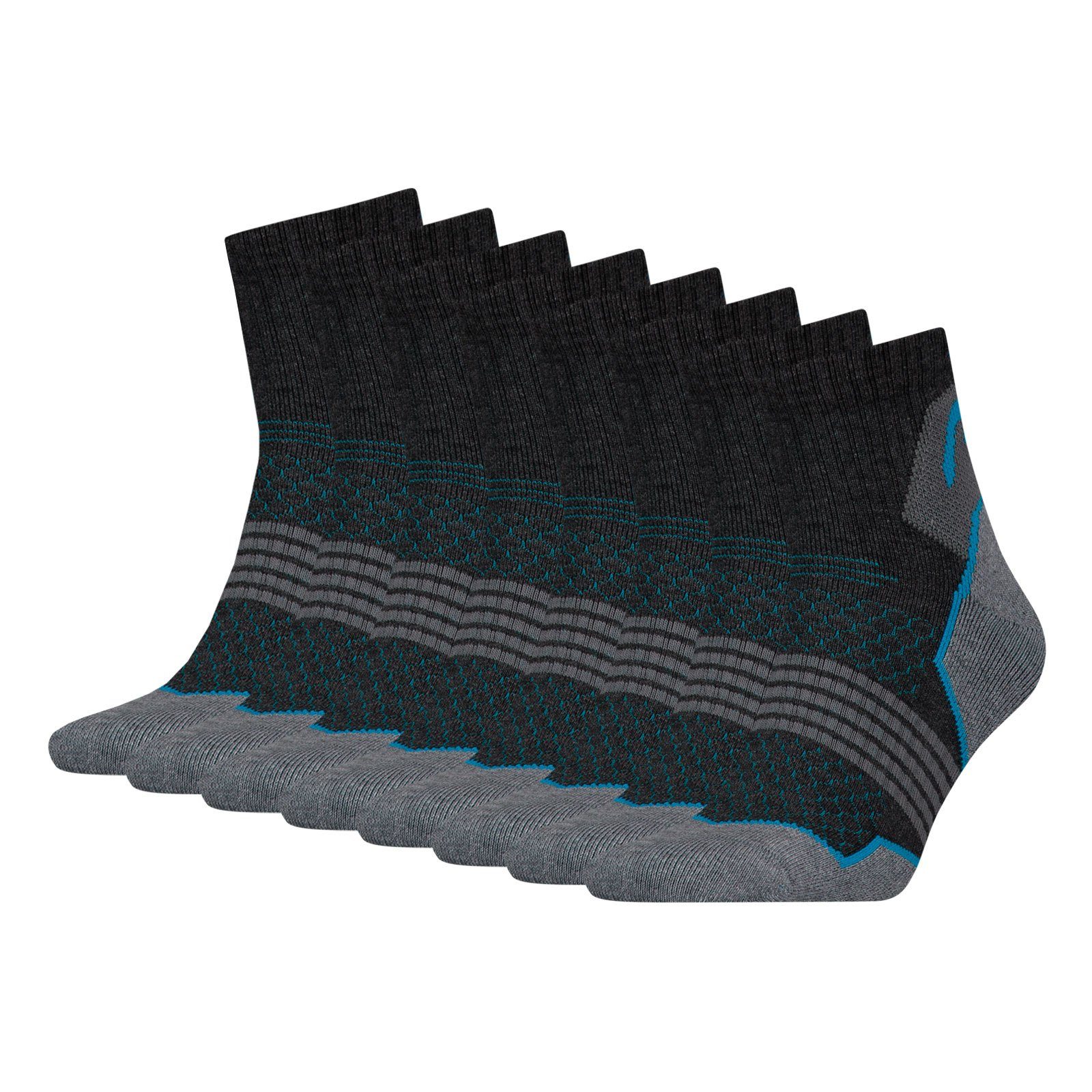 Head Wandersocken Hiking Quarter (4-Paar) mit gepolsterter Sohle