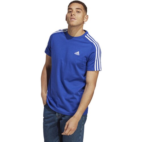 HERREN SHIRT ESSENTIALS SINGLE JERSEY 3-STREIFEN