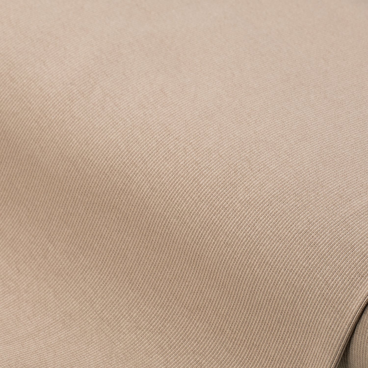 Baumwoll-Rippjersey mit Elasthan, helltaupe