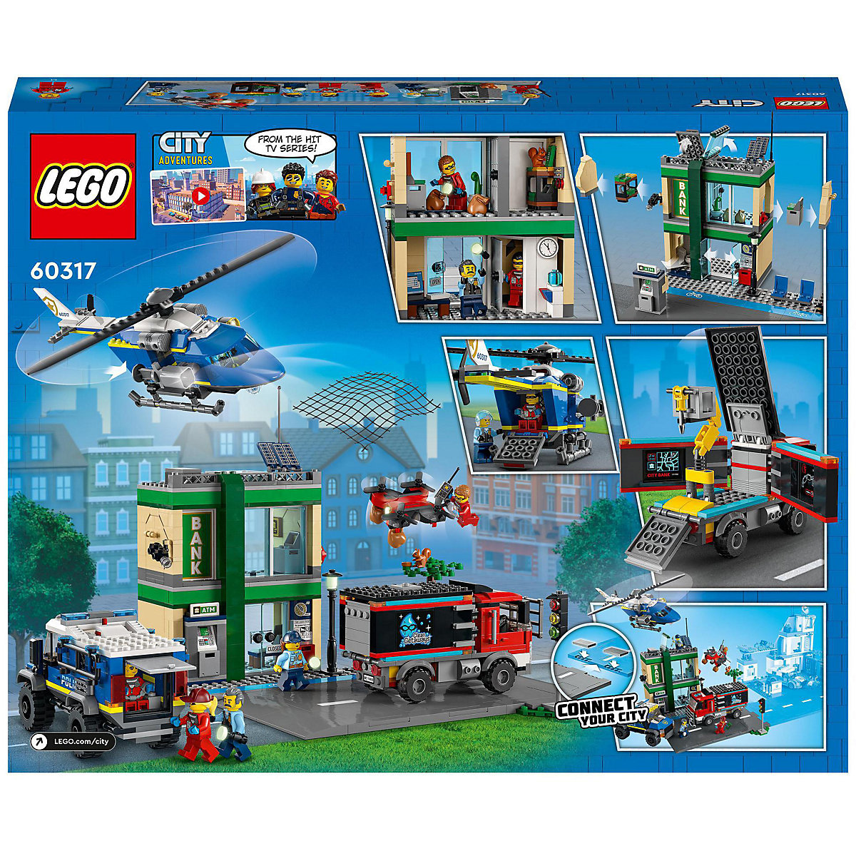LEGO® City 60317 Banküberfall mit Verfolgungsjagd