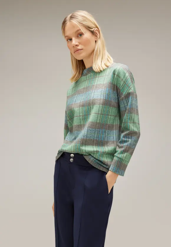 Street One Shirt mit Karomuster