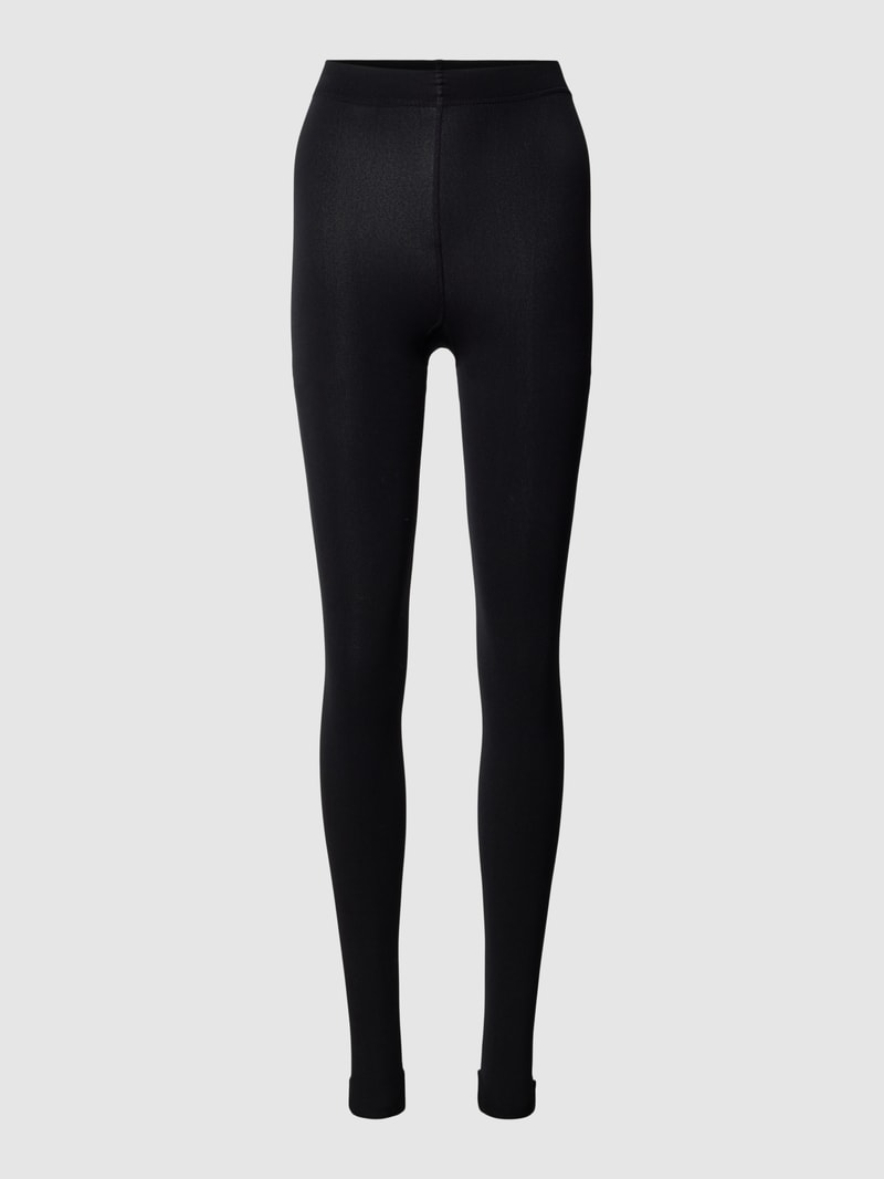 Leggings in Ripp-Optik Modell 'Wilma' in schwarz