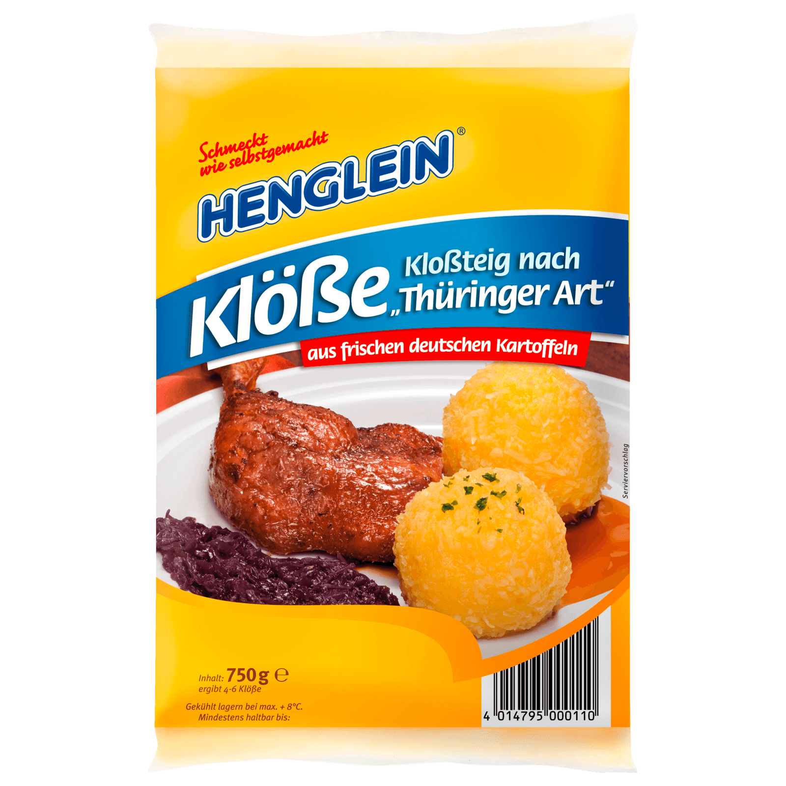 Henglein Kloßteig Thüringer Art 750g