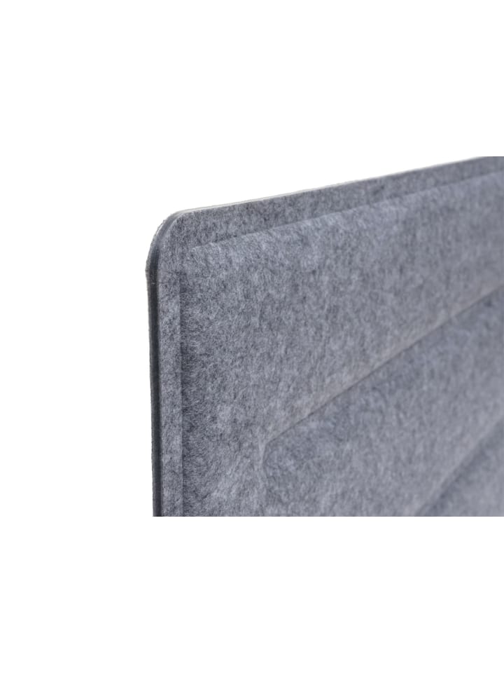 MCW Tischtrennwand G76, 100x30cm grau günstig kaufen onesize