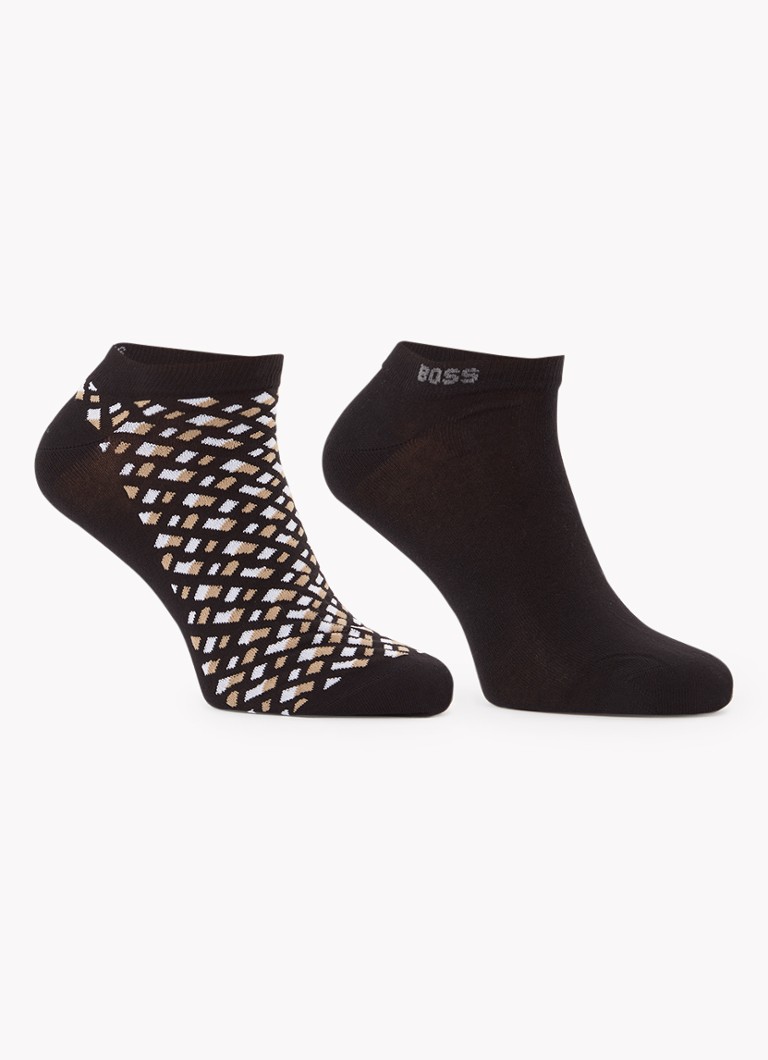 Șosete cu imprimeu HUGO BOSS, set de 2