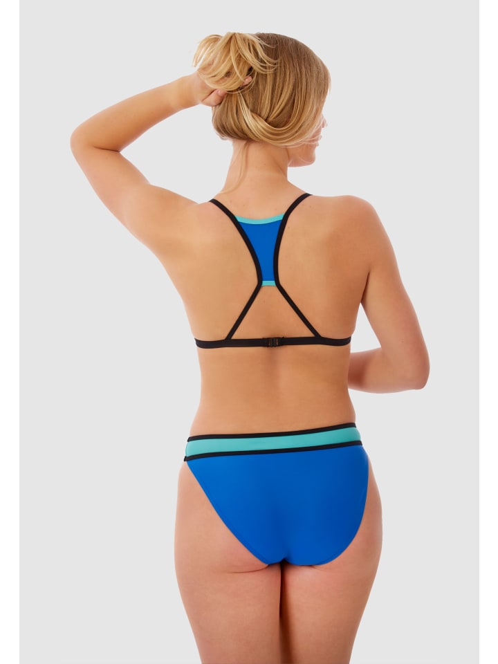 BECO the world of aquasports Bikini BEactive Sweetheart X-Back Swimwear in blau-türkis günstig kaufen