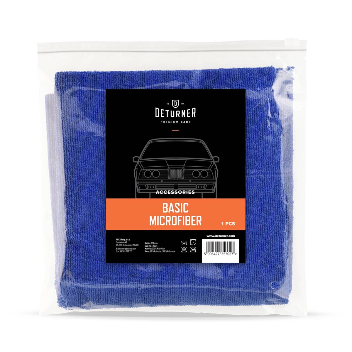 Deturner Basic Mikrofaser Poliertuch 350GSM
