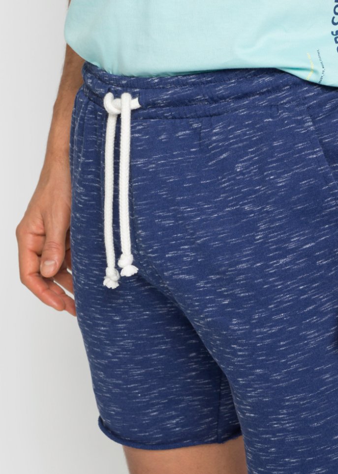 Sweat-Shorts mit Rollkanten Regular Fit, (2er Pack)