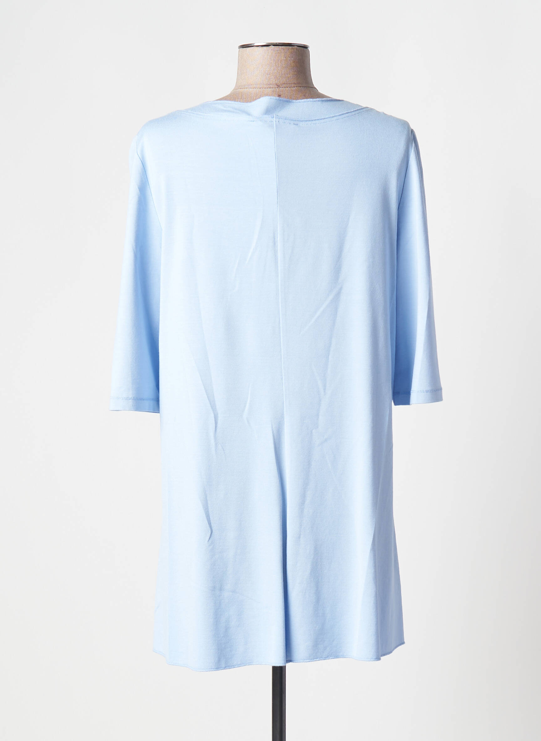 Vetono Tuniquemanchelongue Femme couleur bleu