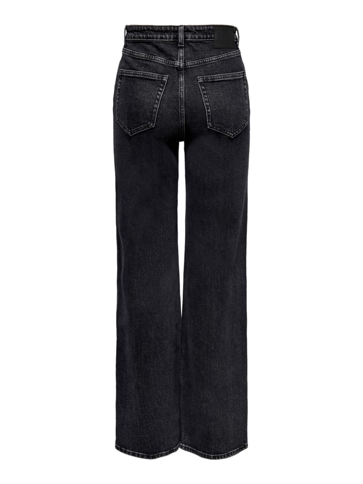 ONLY Jeans ONLJUICY LIFE HW WIDE LEG REA244 comfort/relaxed in Schwarz günstig kaufen