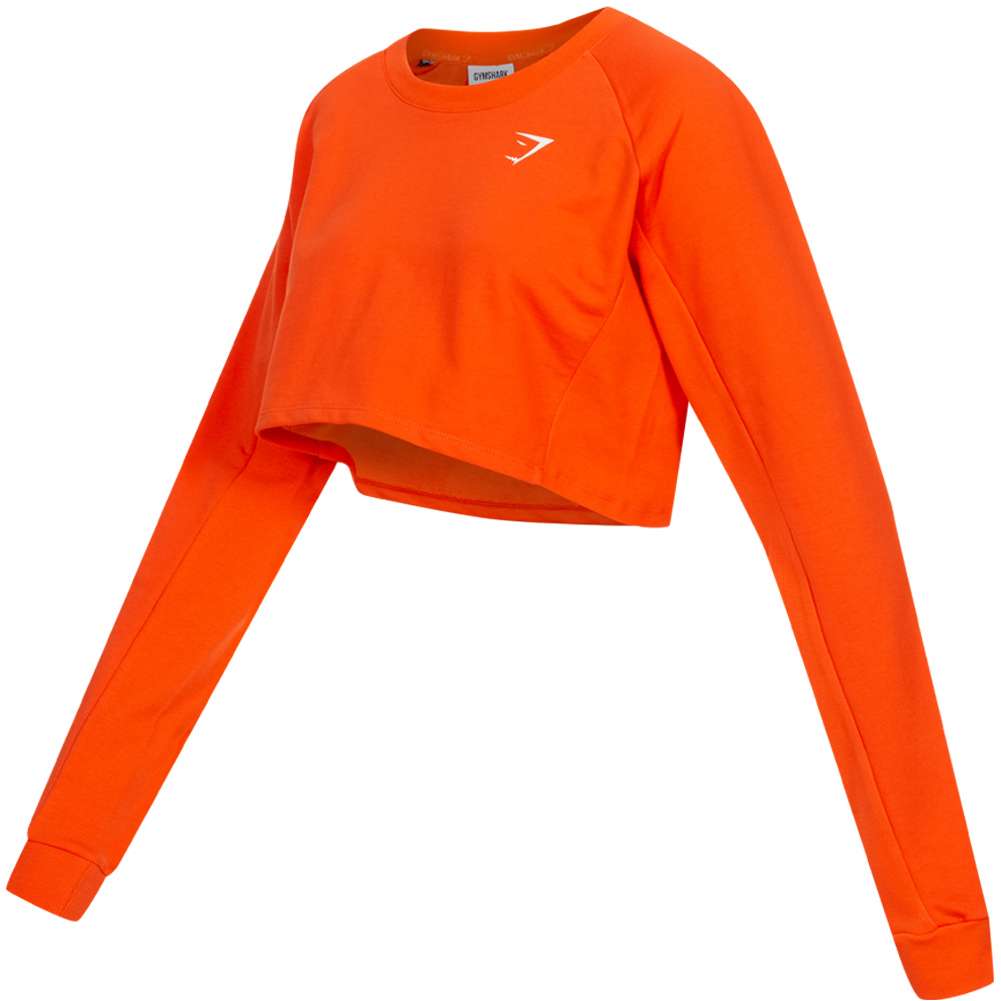 Gymshark Training Damen Crop Sweatshirt GLPO4713-SOG
