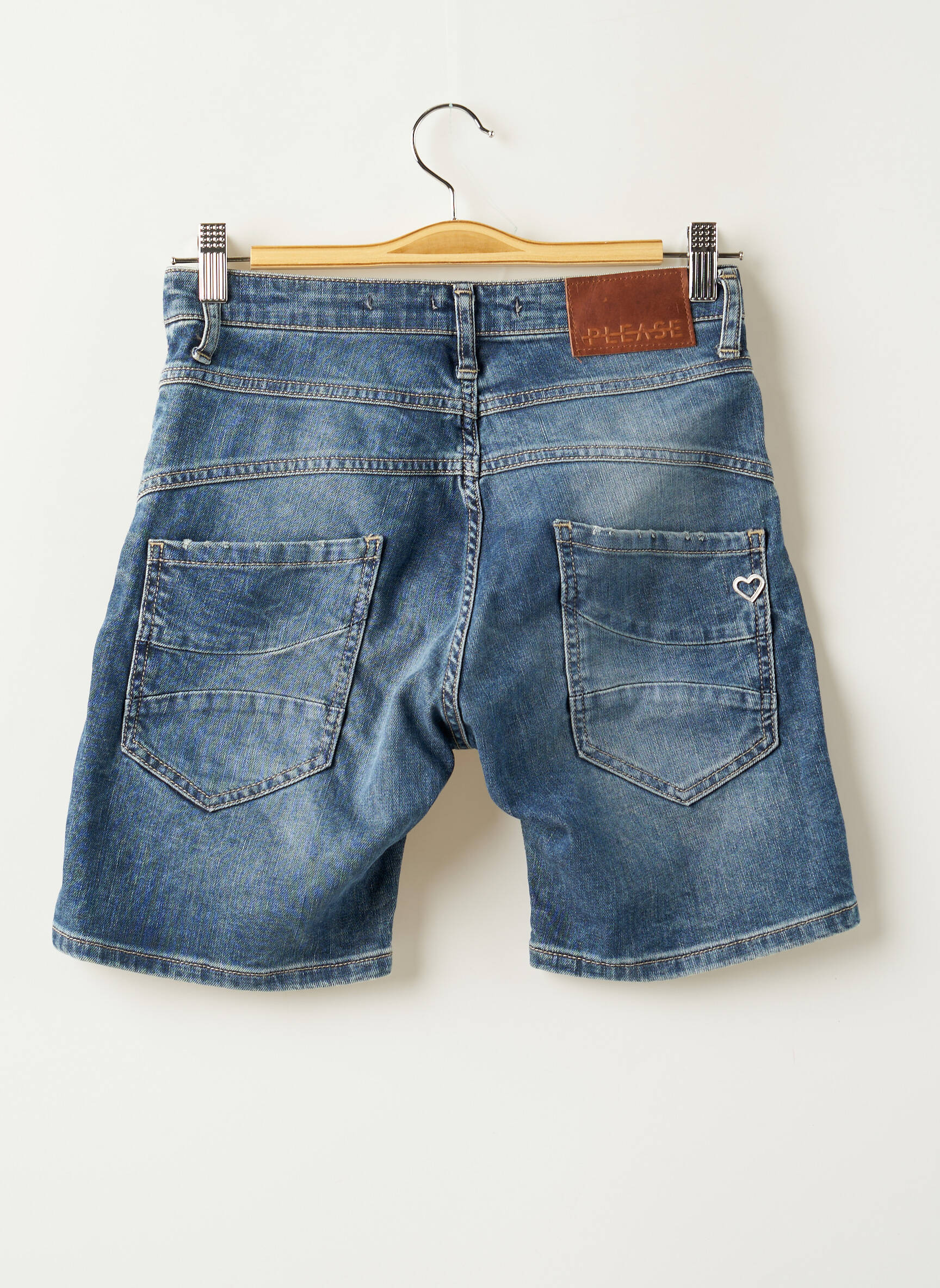 Please Shorts 1 Femme couleur bleu