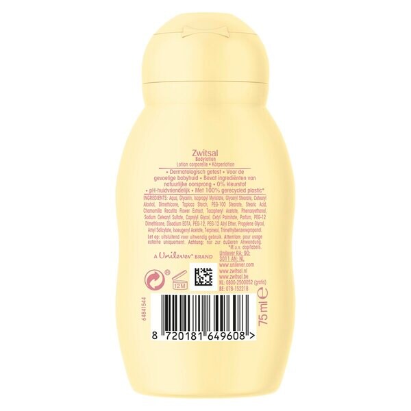 Zwitsal vauvan vartalovoide 75ml