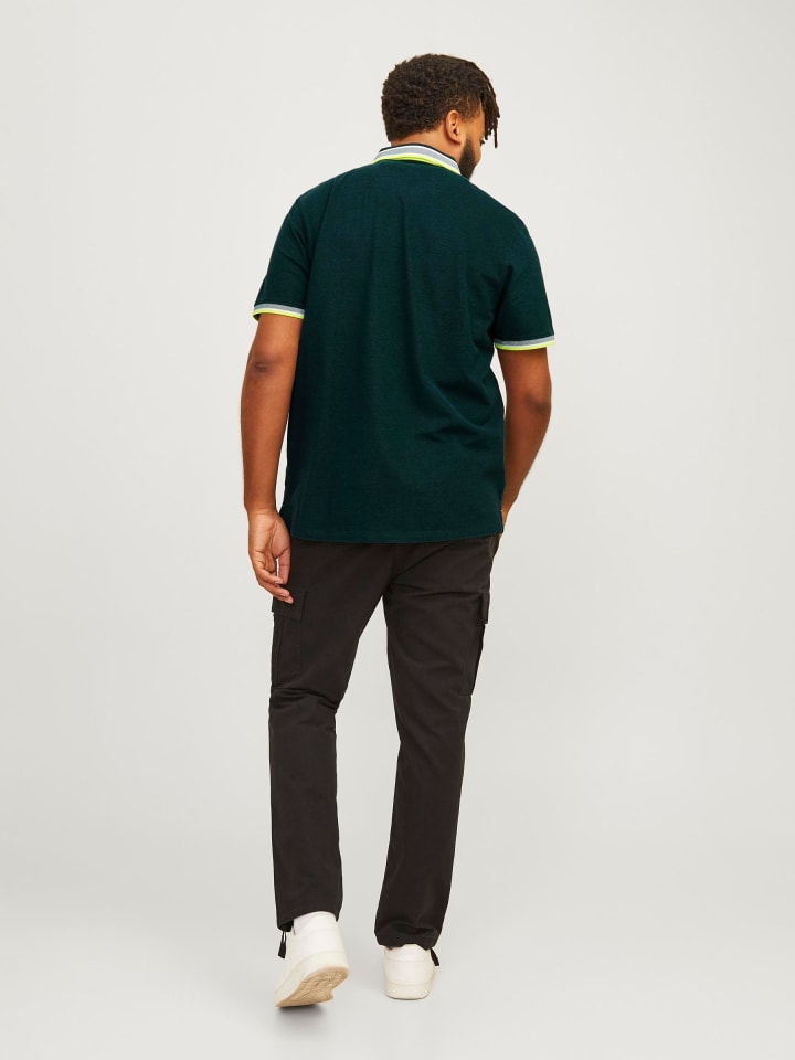 JACK & JONES PLUS Poloshirt in Deep Teal günstig kaufen