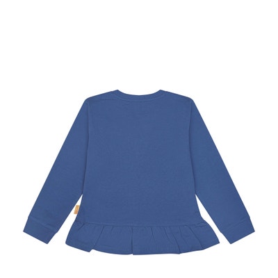 Sweatshirt, mittelblau für Mädchen