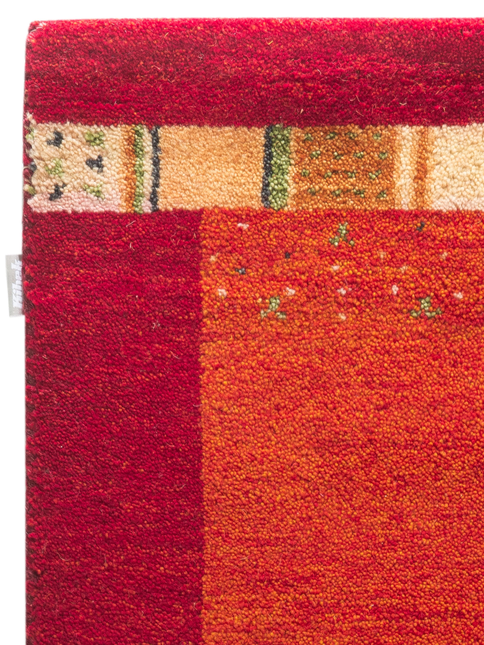 Odisha Gabbeh ca. 74 x 145 cm, Unikat / Einzelstück