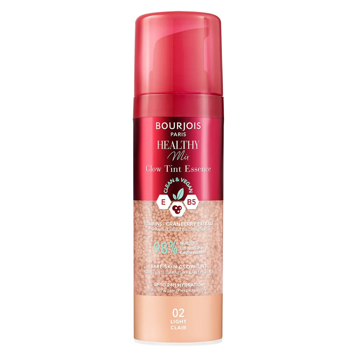 „Bourjois Healthy Mix Glow“ atspalvis, 20 šviesių spalvų