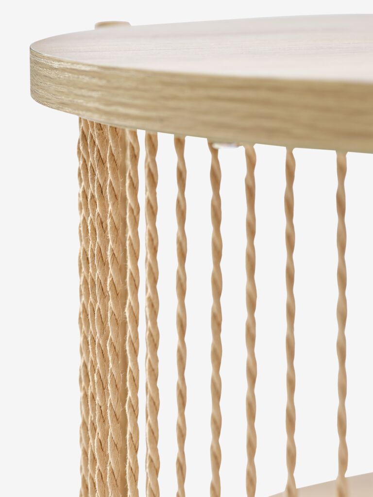 Mesa de centro SNESLEV Ø70 na cor carvalho
