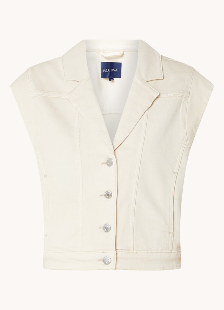 Gilet in denim estivo con tasche laterali