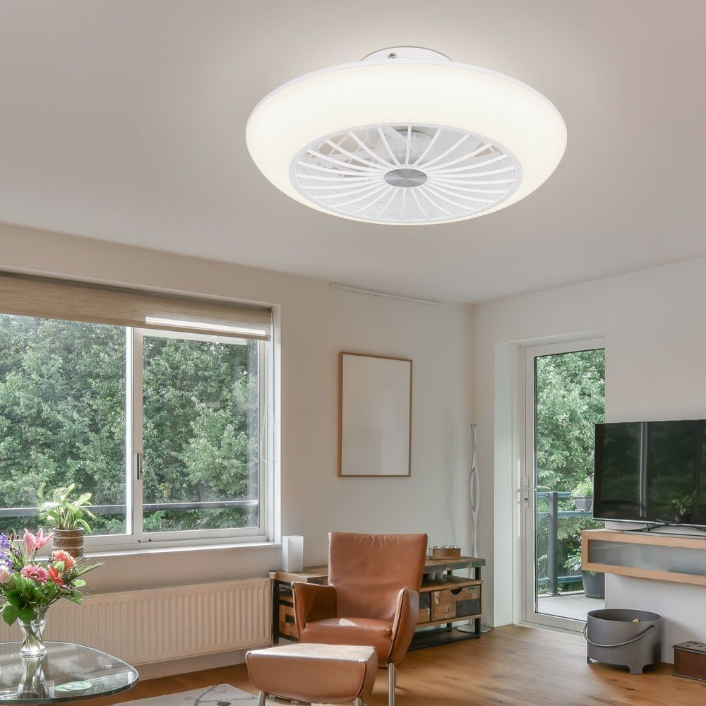 etc-shop Deckenventilator, Deckenventilator mit Beleuchtung leise