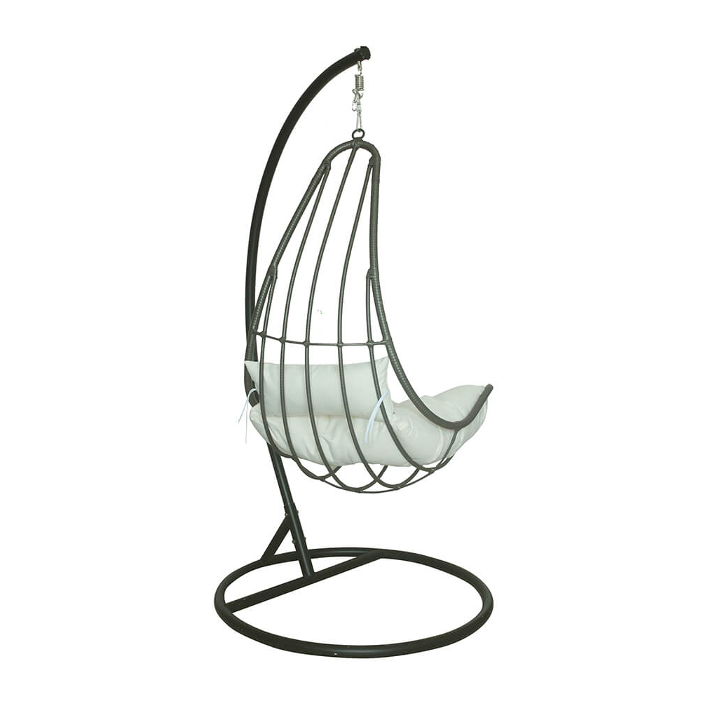 Home Deluxe Polyrattan Hängesessel CAMA inkl. Regenabdeckung