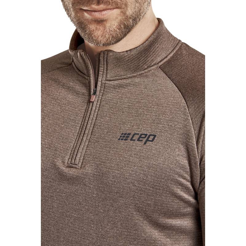 CEP Cold Weather Zip Shirt Longsleeve Laufshirt Herren