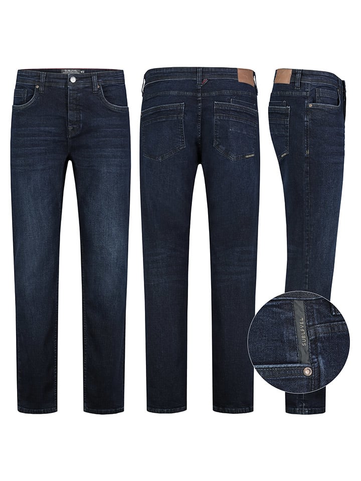 Sublevel Jeans - Regular fit - in Dunkelblau günstig kaufen