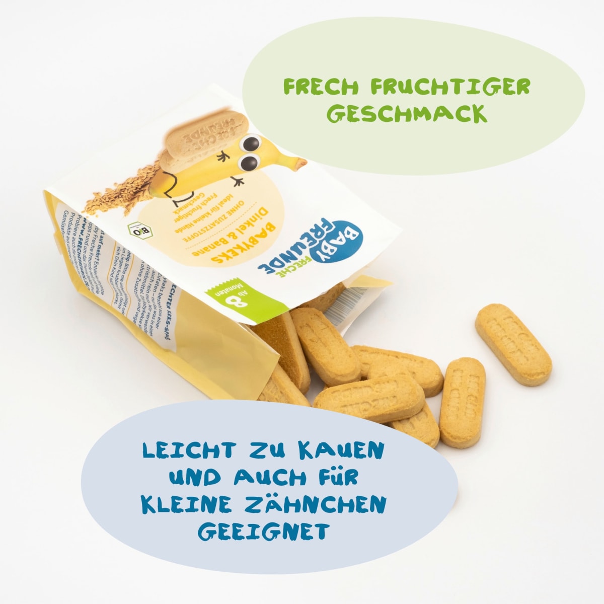 Babykekse Dinkel & Banane, ab dem 8. Monat, 100 g
